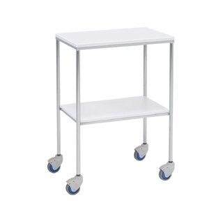 Přístrojový stůl – 2 police (PVC) – 60x40x80 cm