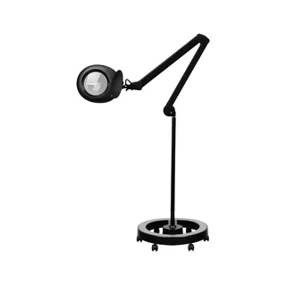 Lupa v černé barvě Elegante 6025 60 LED se stojánkem