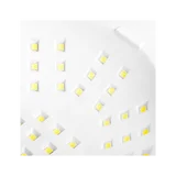 UV LED lampa na nehty YC57 RN stříbrná 268W