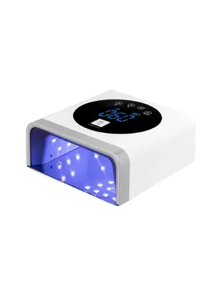 UV LED lampa na nehty OCHO NAILS X22 72W bezdrátová bílá se zrcadlovkou