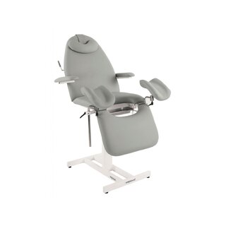 Stacionární gynekologické křeslo šedé
