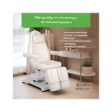 Kosmetické křeslo, elektrické Elara PRO 6P - bílé
