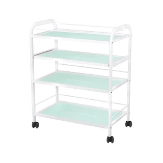 Salonní vozík se skleněnými kolečky - 1015a Giovanni