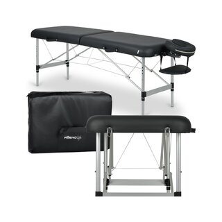 Přenosný masážní stůl exkluzivní Estetic Black Comfort Base K515
