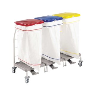 Vozík na oblečení – 3 x 70litrový polyesterový pytel