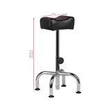 Opěrka nohou – Výška mezi 37 a 60 cm – AM-5012C Černá