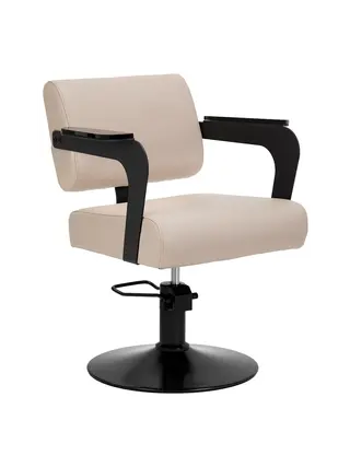 Holičské křeslo Hair System Jet Latte béžové