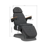 Elektrické ošetřovací křeslo SILLON Lux 273b 3 motory šedé