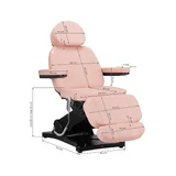 Elektrické ošetřovací křeslo SILLON CLASSIC 3 motory růžové
