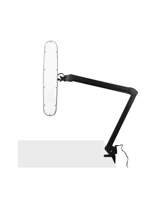801st elegantní LED pracovní světlo s kartáčovým držákem - černý