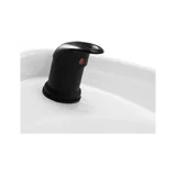Kadeřnické křeslo C019G – černé, ergonomické pro kadeřnictví