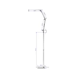 Léčebná lampa LED 22W stříbrná