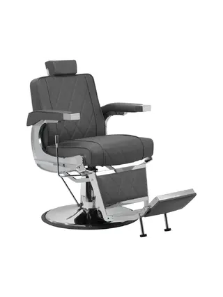 Holičské křeslo Hair System BM88066 šedé