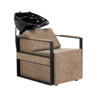 Holičský dřez Modena Black Antique