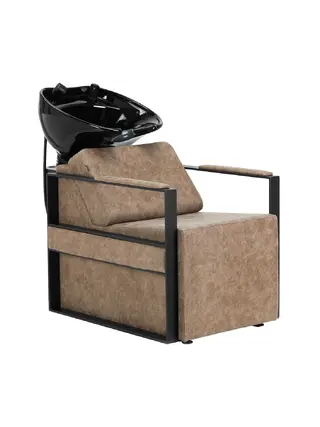 Holičský dřez Modena Black Antique