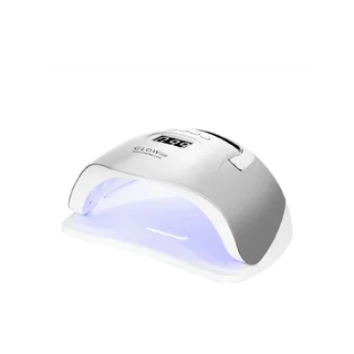 UV LED lampa na nehty YC57 RN stříbrná 268W