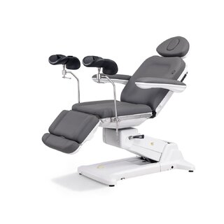 Elektrické gynekologické vyšetřovací křeslo Simus - šedé