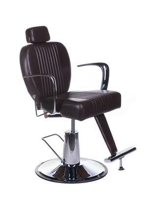 Holičské křeslo OLAF Retro BH-3273 Hnědé