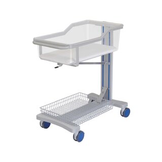 Neonatologická dětská postýlka – Trendelenburgova poloha – 90x47x97 cm – S košem