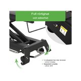 Obloha nohou k ošetřovacímu stolu Evero Cross X4 ERGO - šedá