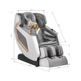 Masážní křeslo Sakura Classic 802A bílošedé