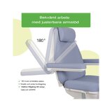Kosmetické křeslo, elektrické Elara PRO 4 - fialové