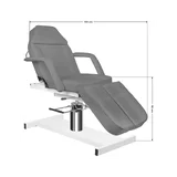 Hydraulické pedikérské křeslo 210c pedi šedé