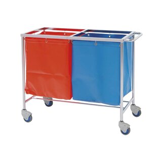 Vozík na oblečení – 100x50x80 cm – 2 košíky