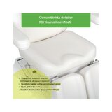 Kosmetické křeslo, elektrické Elara PRO 6P - bílé