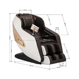 Masážní křeslo Sakura Comfort Plus 806 - hnědé