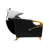 Kadeřnické křeslo C019G – černé, ergonomické pro kadeřnictví