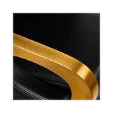 Kadeřnické křeslo C019G – černé, ergonomické pro kadeřnictví
