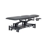 Elektrický masážní stůl 5 sekcí - Rila PRO - Šedý rám, šedé čalounění