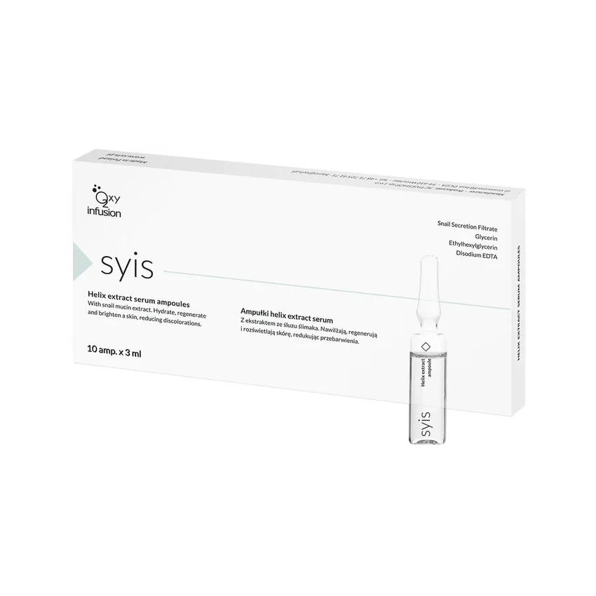 Ampule Syis s extraktem ze šnečího slizu a sérem 10x3ml