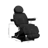 Elektrické tetovací křeslo SILLON CLASSIC 3 motory černé