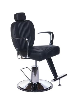 Holičské křeslo OLAF Retro BH-3273 Černé