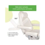 Kosmetické křeslo, elektrické Elara PRO 6P - bílé