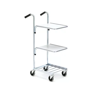 Mini vozík se dvěma policemi