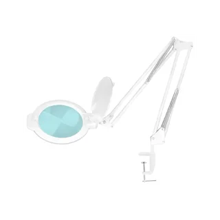 Lupa LED lampa s lupou Moonlight 8013/6" bílá na stůl
