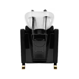 Kadeřnické křeslo C019G – černé, ergonomické pro kadeřnictví