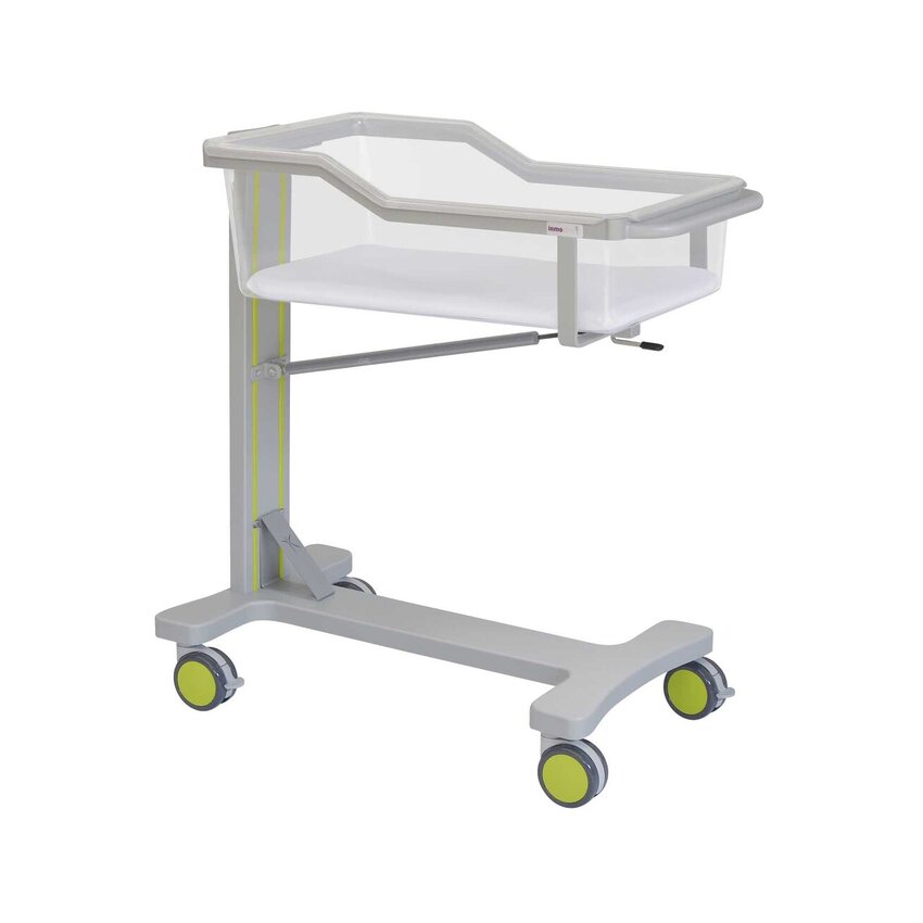 Dětská postýlka s kolečky pro neonatologii – Trendelenburgova poloha – 90x47x97 cm
