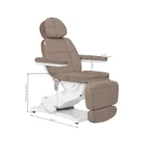 Elektrické ošetřovací křeslo SILLON CLASSIC 3 motory - hnědé