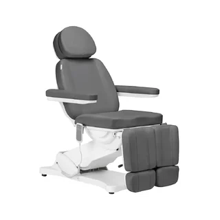 Elektrické pedikérské křeslo SILLON CLASSIC 2 motory, pedikúra, šedá