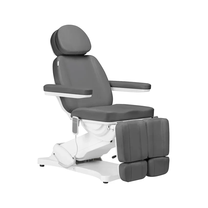 Elektrické pedikérské křeslo SILLON CLASSIC 2 motory, pedikúra, šedá