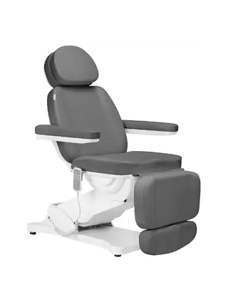 Elektrické kosmetické křeslo SILLON CLASSIC 3 motory šedé