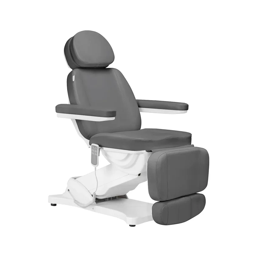 Elektrické kosmetické křeslo SILLON CLASSIC 3 motory šedé