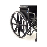 Extra široký invalidní vozík, zesílený rám 56 cm – nosnost: 225 kg