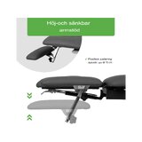 Obloha nohou k ošetřovacímu stolu Evero Cross X4 ERGO - šedá