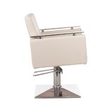 Holičské křeslo MILO BH-6333 krémové